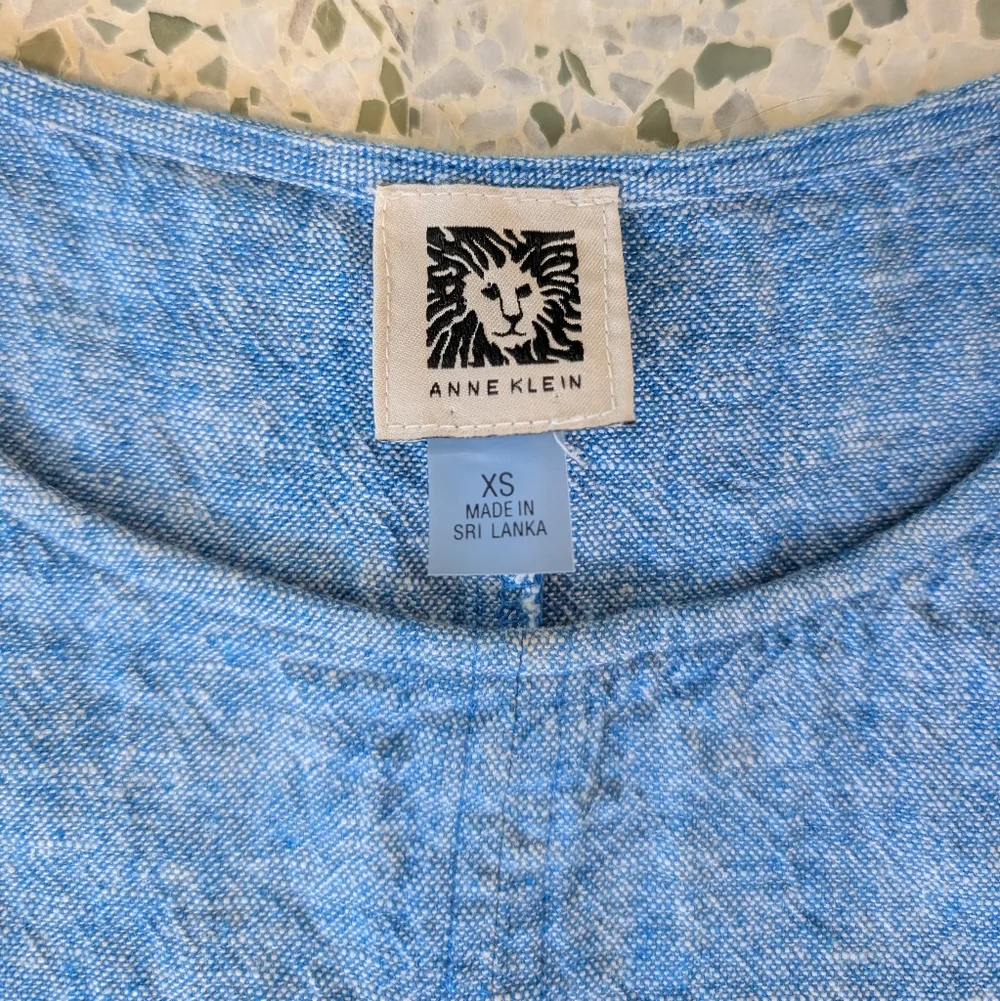 Anne Klein Linen Blend Dress - Picture 4 of 7